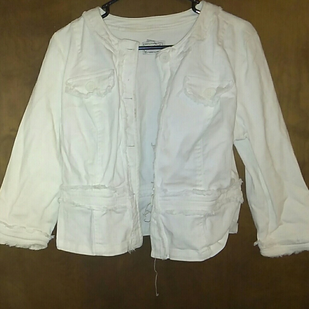 White Jean Jacket